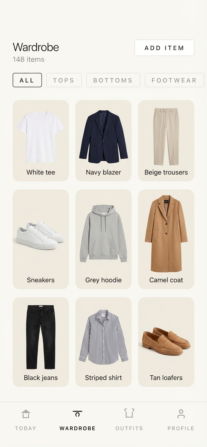 Kledd wardrobe screen